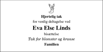 Taksigelsen for Eva Else Linds - Svendborg