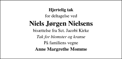 Taksigelsen for Niels Jørgen Nielsen - Varde