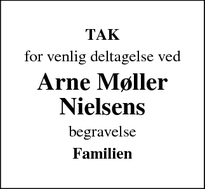 Taksigelsen for Arne Møller
Nielsens - Ådum