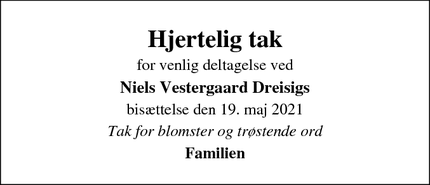 Taksigelsen for Hjertelig tak - Ringsted