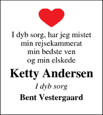 Dødsannoncen for Ketty Andersen - Gern 