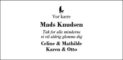 Taksigelsen for Mads Knudsen - Assing i kibæk