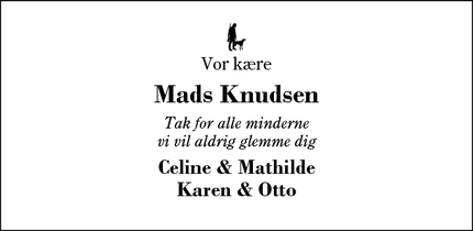 Taksigelsen for Mads Knudsen - Assing i kibæk