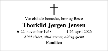 Dødsannoncen for Thorkild J&oslash;rgen Jensen - Horsens