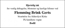 Dødsannoncen for Flemming Brink Gert - Silkeborg